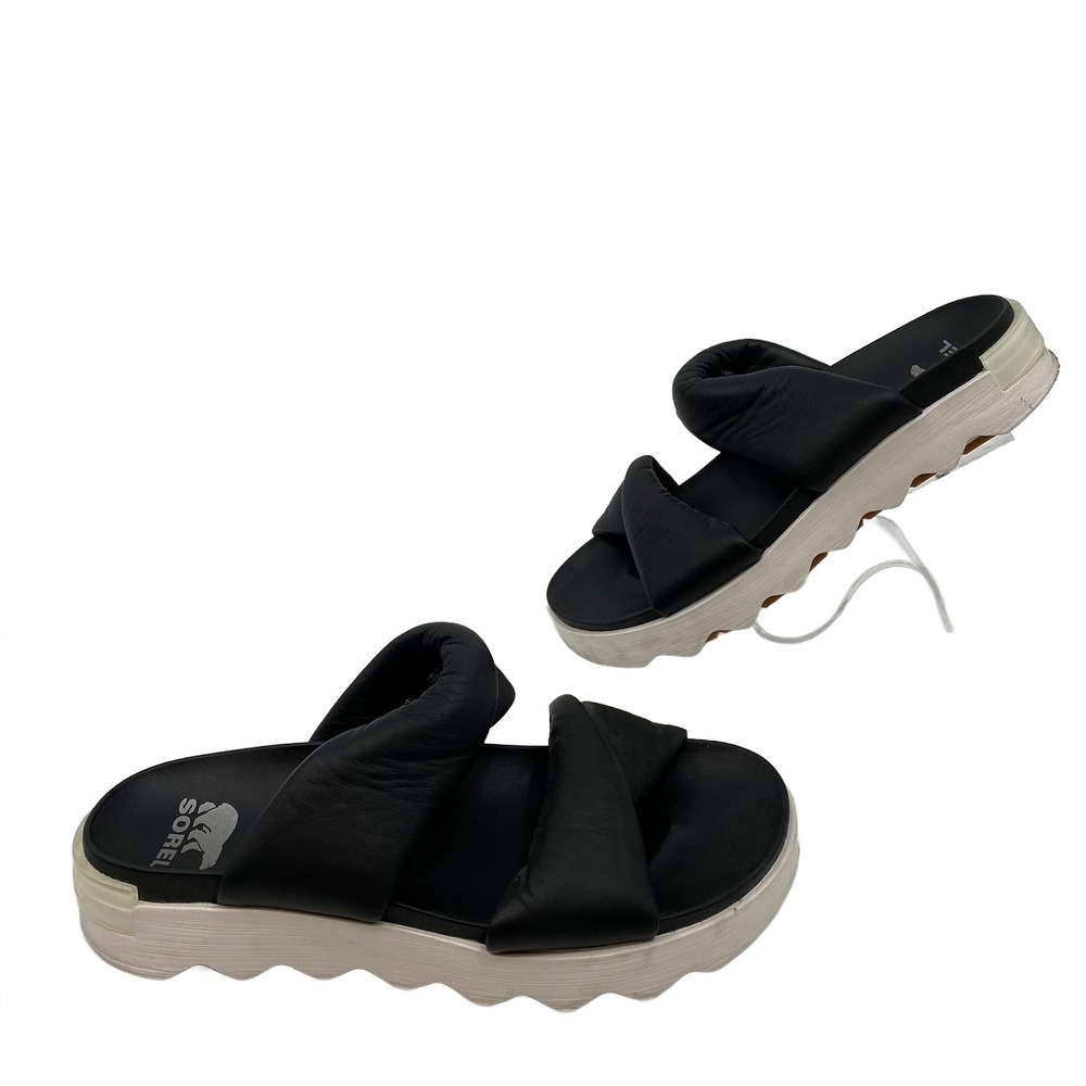 Sorel Black Sandals | Womens 10